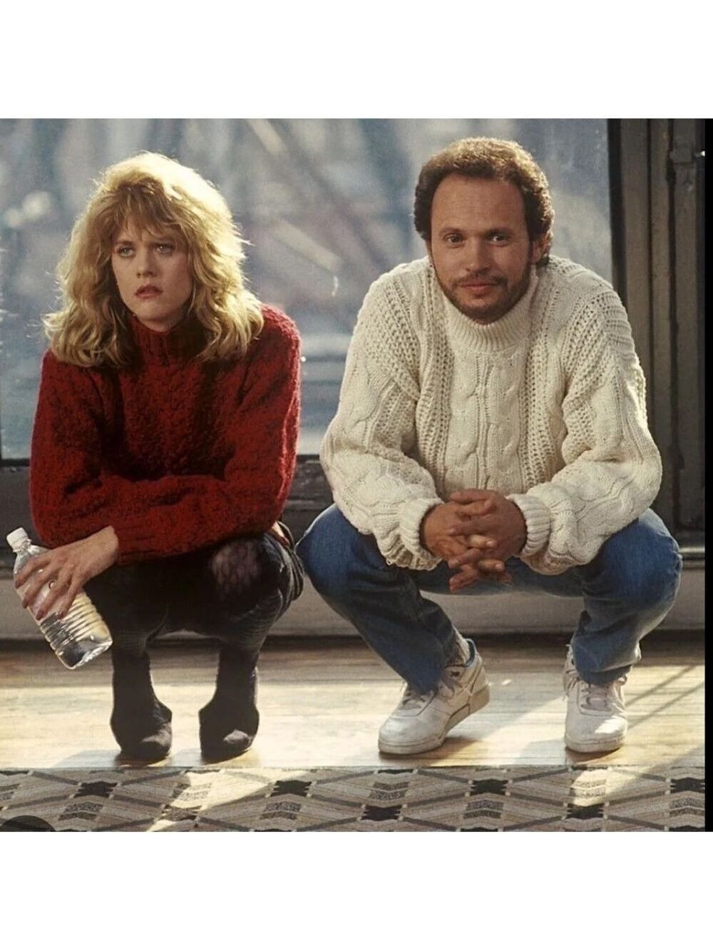 ZARA cable knit sweater When Harry Met Sally style ecru cream medium oversized - Picture 15 of 15